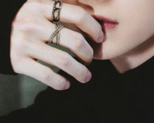 HEYHORANG公式取扱店 925silver* Two-line Cross Dot silver リング ATEEZ 韓国アイドル