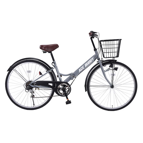 Qoo10] ACE BUDDY シティサイクル 折りたたみ自転車 軽快車