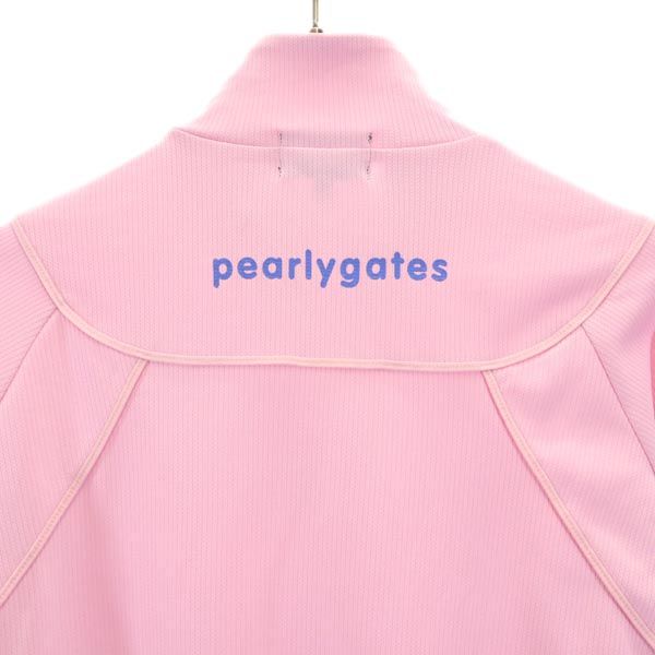 ゴルフ 長袖 ジップジャケット 1 ピンク系 ブルゾン レディース