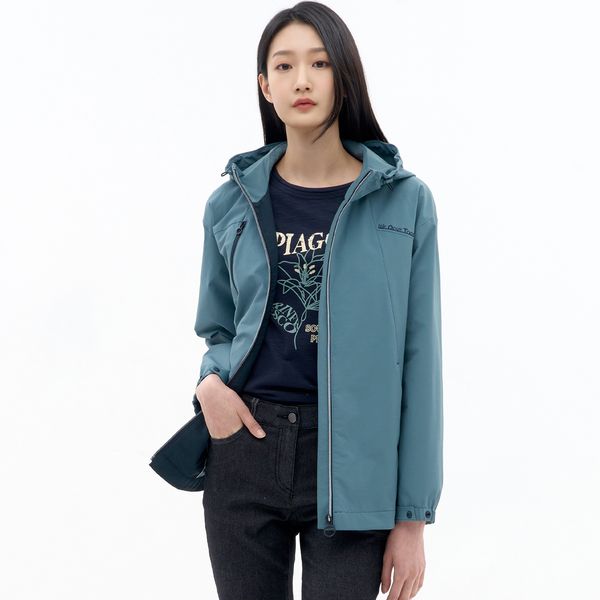 (ジセン) フード付きストリングジャンパー LSJPN274_BL (ジセン) フード付きストリングジャンパー LSJPN274_BL