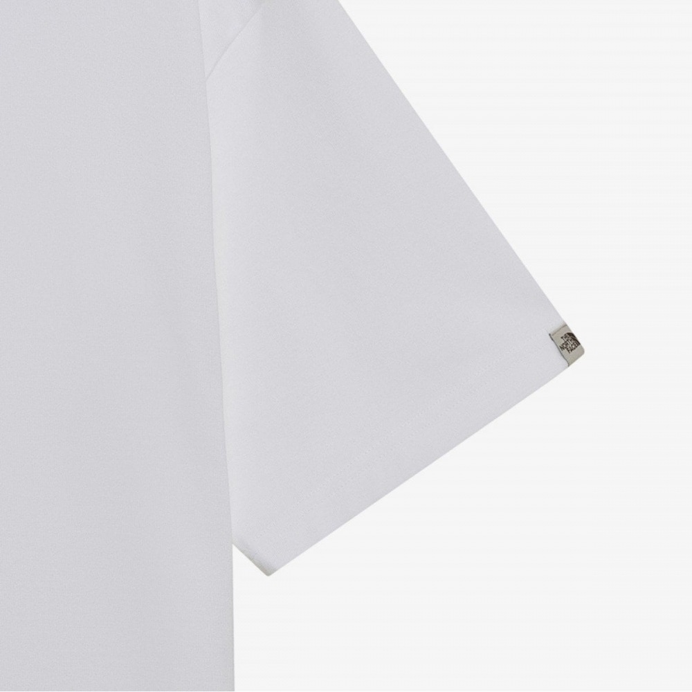 [ノースフェイス公式] NT7UR03K ホワイトレーベルセンターロゴ半袖ラウンドTシャツ_ホワイト