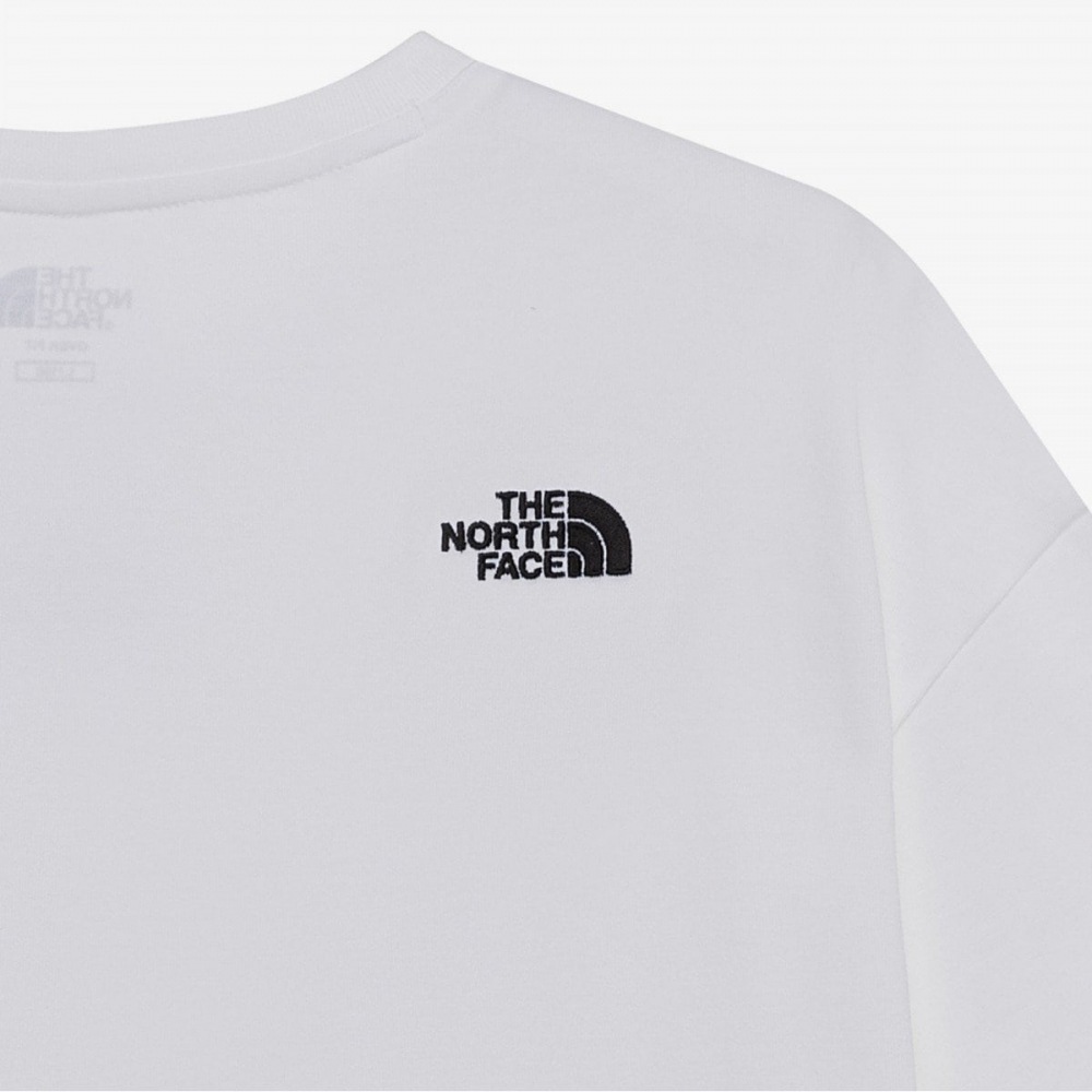 [ノースフェイス公式] NT7UR03K ホワイトレーベルセンターロゴ半袖ラウンドTシャツ_ホワイト