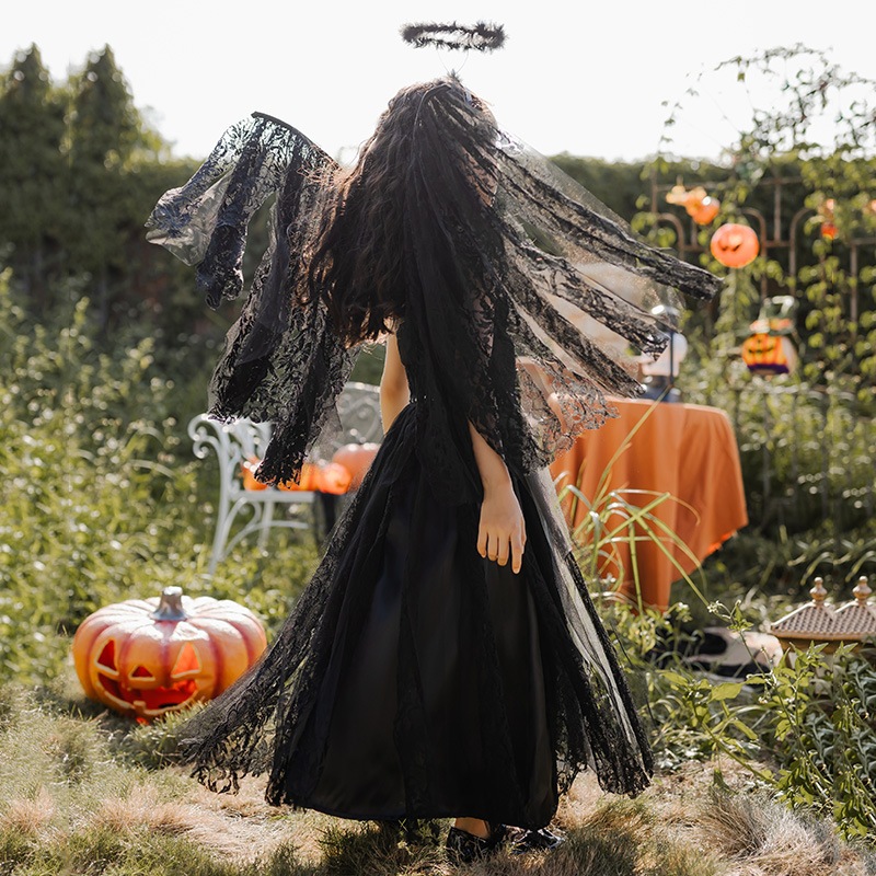 2025 ハロウィン 子供用 コスチューム 天使 悪魔 吸血鬼 コスプレ ナイトエルフ 子供服 ドレス 女性 2025 ハロウィン 子供用 コスチューム 天使 悪魔 吸血鬼 コスプレ ナイトエルフ 子供服 ドレス 女性