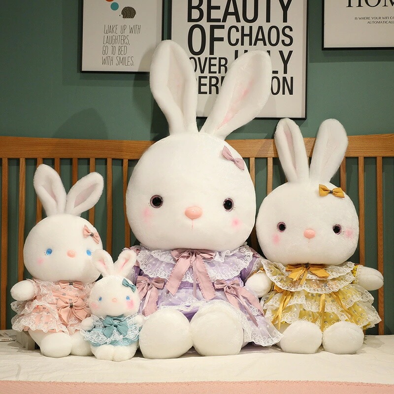 【90cm】 ぬいぐるみ 全4色 ウサギ インテリア 子供 おもちゃ 動物 可愛い 彼女に ふわふわで癒される rabbit プレゼント 兔 リボン 抱き枕 クッション 柔らか 心地いい ギフト c