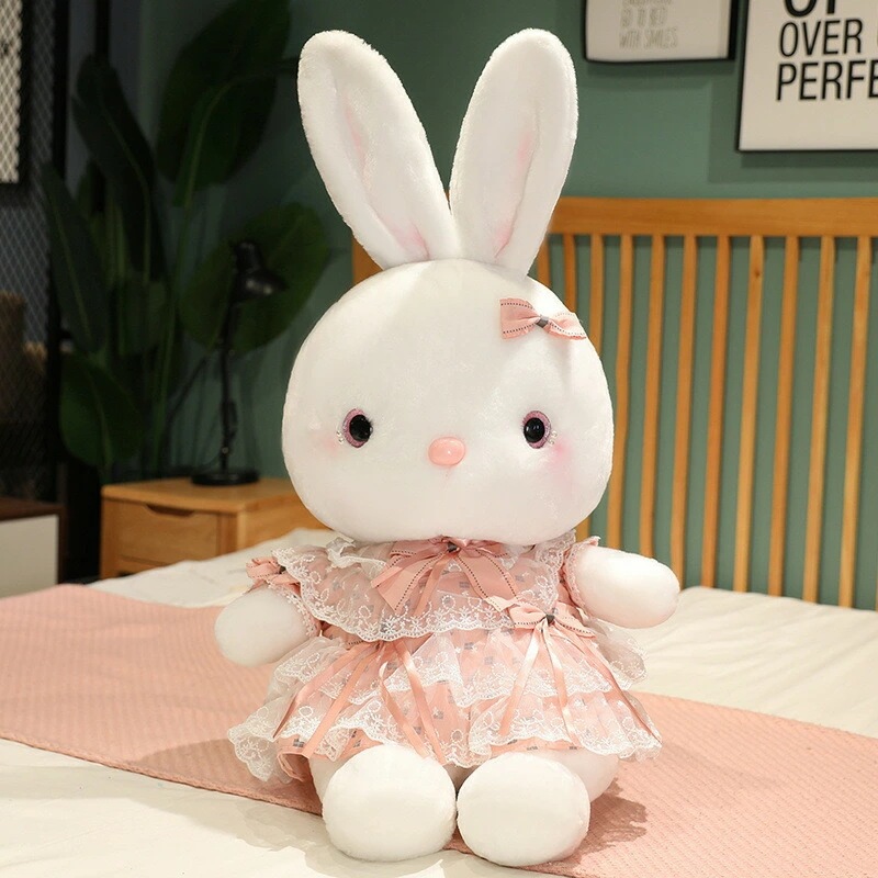 【90cm】 ぬいぐるみ 全4色 ウサギ インテリア 子供 おもちゃ 動物 可愛い 彼女に ふわふわで癒される rabbit プレゼント 兔 リボン 抱き枕 クッション 柔らか 心地いい ギフト c