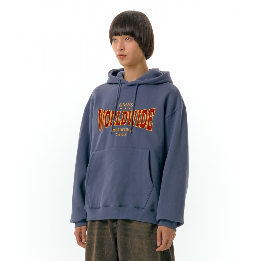 エイムズワールドワイドワールドワイドフーディーネイビー エイムズワールドワイドワールドワイドフーディーネイビー