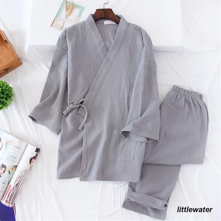 3点ご購入で2oo円OFF患者着 パジャマ型 綿 コットン マタニティ 産前 産後 前開き ルームウェア 上下セット 2点セット ナイトウェア 検診衣 患者衣 じんべい 男女兼用 七分袖