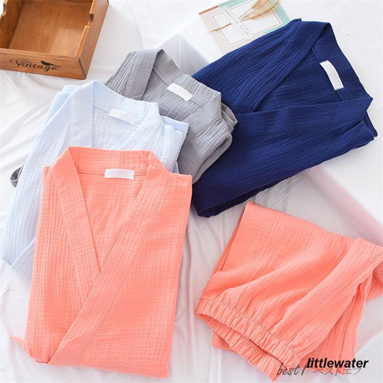 3点ご購入で2oo円OFF患者着 パジャマ型 綿 コットン マタニティ 産前 産後 前開き ルームウェア 上下セット 2点セット ナイトウェア 検診衣 患者衣 じんべい 男女兼用 七分袖