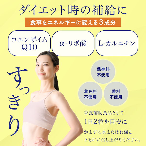 小林製薬 コエンザイムQ10 α-リポ酸 L-カルニチン 約30日分 (60