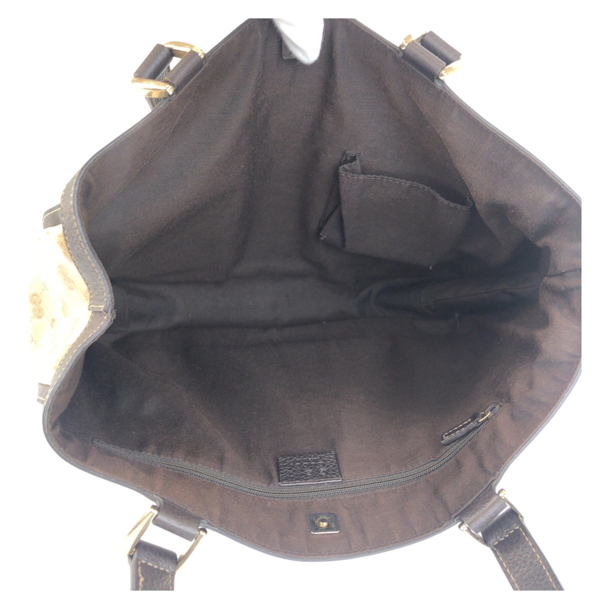 美品 GGクリスタル ベージュ ブラウン ゴールド金具 コーティングキャンバス/レザー 268639 トートバッグ ショルダーバッグ レディース 501864 美品 GGクリスタル ベージュ ブラウン ゴールド金具 コーティングキャンバス/レザー 268639 トートバッグ ショルダーバッグ レディース 501864