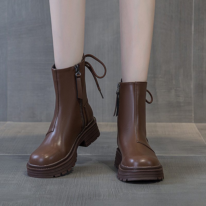 ブーツ ショートブーツ レディース ヒール5CM 厚底 ショートブーツ ラウンドトゥ ブーツ ブーティ ヒール5cm 美脚 フラット 歩きやすい 痛くない レディース靴 疲れない ブーツ 通勤 OL ブーツ ショートブーツ レディース ヒール5CM 厚底 ショートブーツ ラウンドトゥ ブーツ ブーティ ヒール5cm 美脚 フラット 歩きやすい 痛くない レディース靴 疲れない ブーツ 通勤 OL