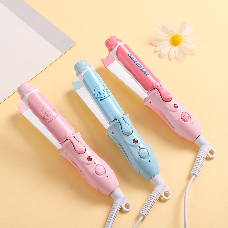 Qoo10] ミニヘアアイロン カールアイロンストレー