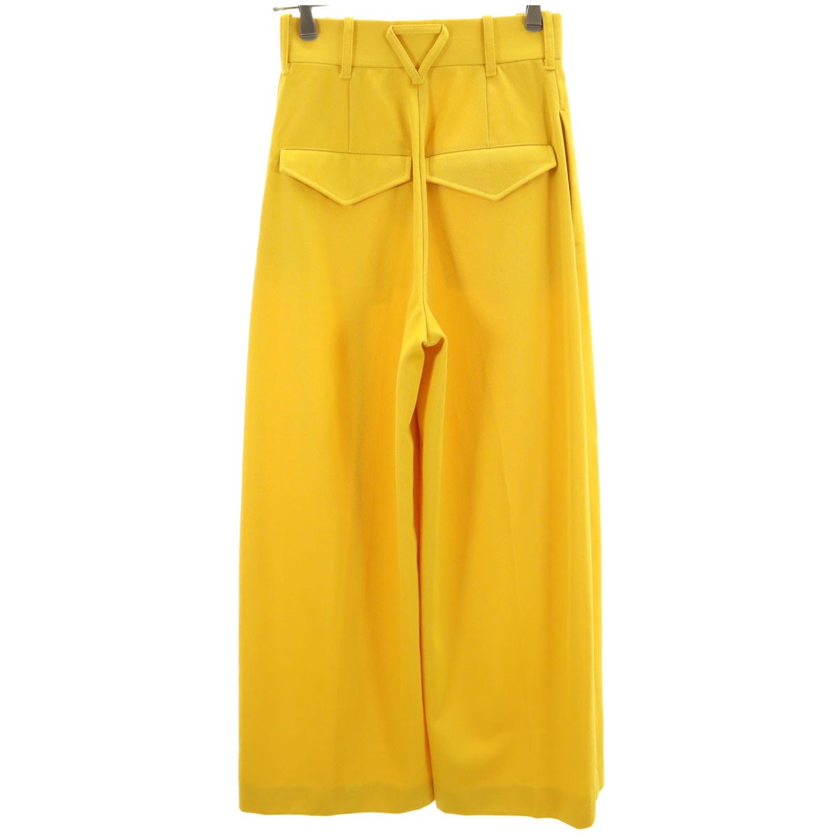 BOTTEGAVENETA ボッテガヴェネタ イタリア製 ワイドパンツ 34 イエロー レディース 古着