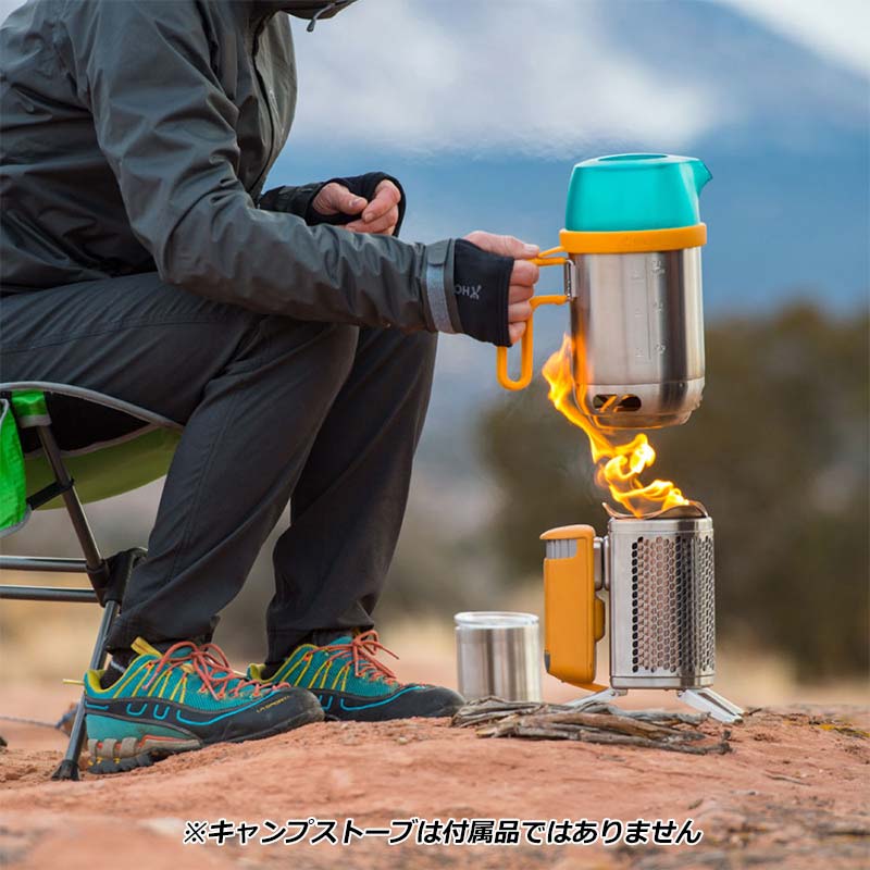 バイオライト ケトルポット&コーヒープレス アウトドア ポット キャンプ 1824276 BioLite 正規販売 バイオライト ケトルポット&コーヒープレス アウトドア ポット キャンプ 1824276 BioLite 正規販売