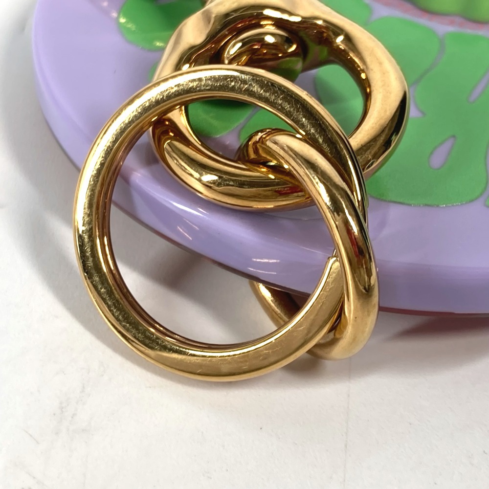 キーホルダー メデューサ ロゴ バッグチャーム プラスチック パープル