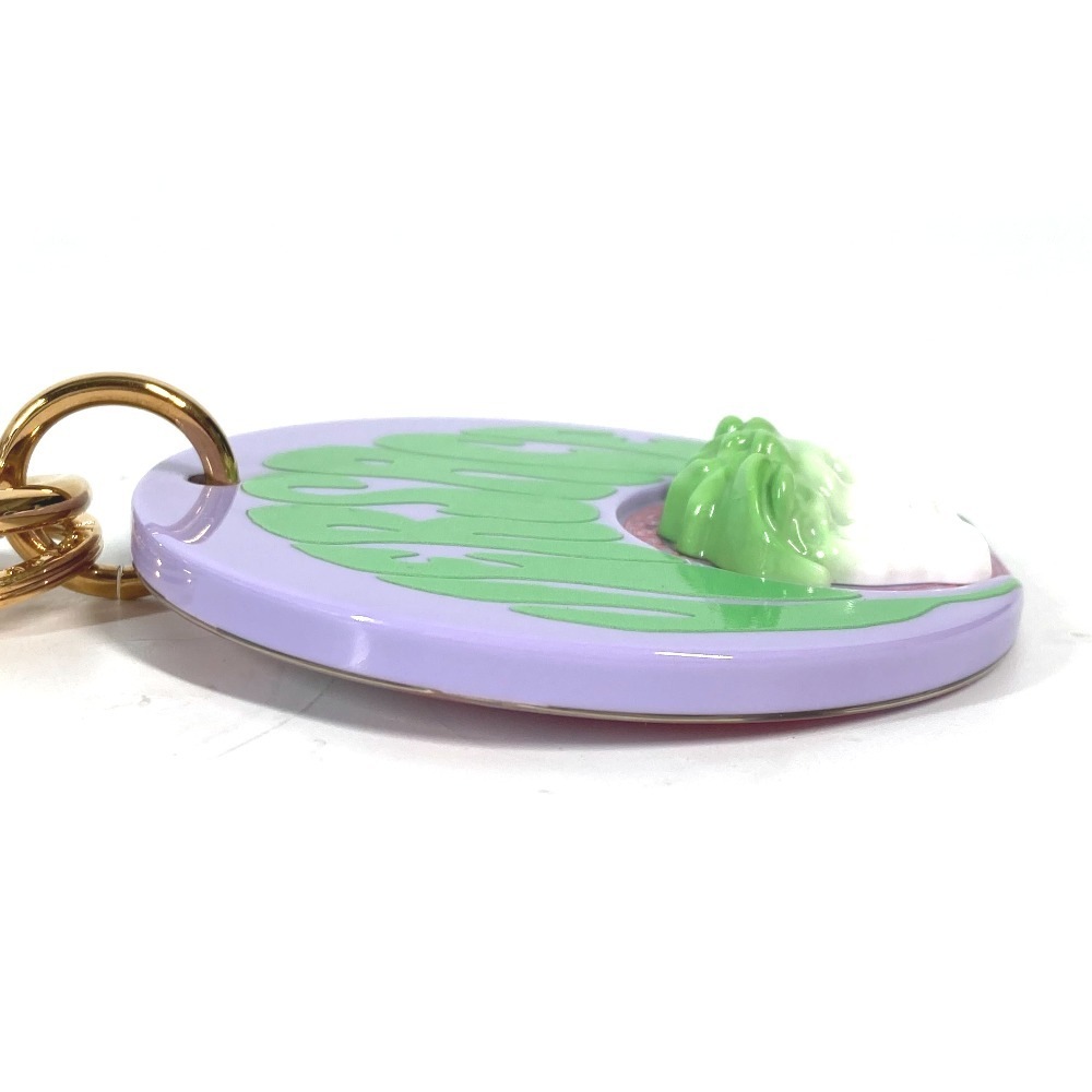 キーホルダー メデューサ ロゴ バッグチャーム プラスチック パープル