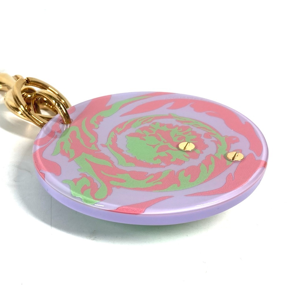 キーホルダー メデューサ ロゴ バッグチャーム プラスチック パープル