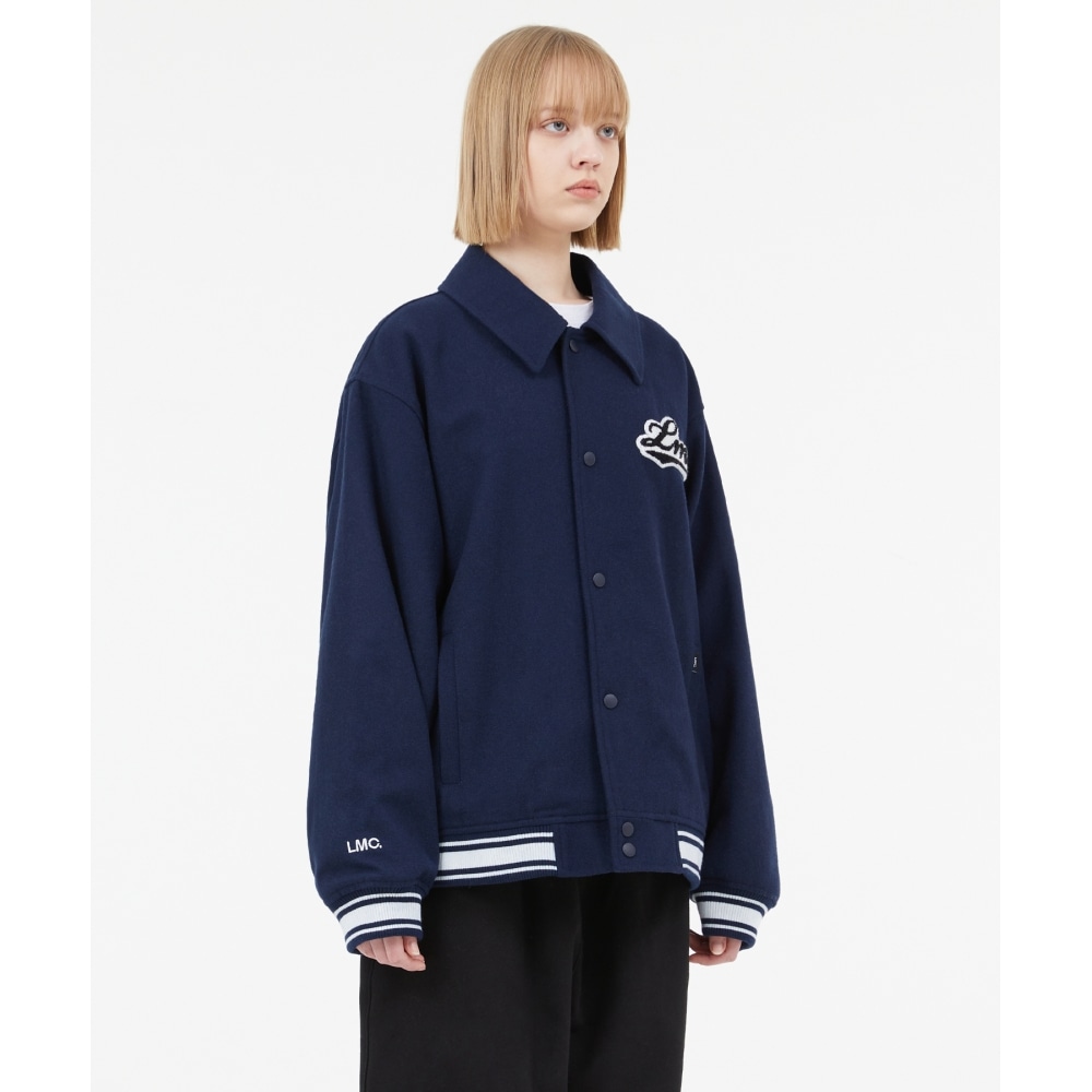LMC クラシック ウール バーシティ ジャケット ブラック