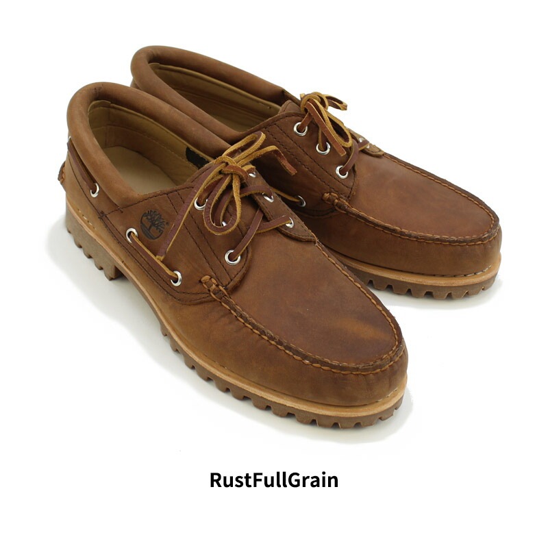 ティンバーランド Timberland メンズ スリーアイ ラグ ハンドソーン ボート シューズ レザー モカシン [C/A]