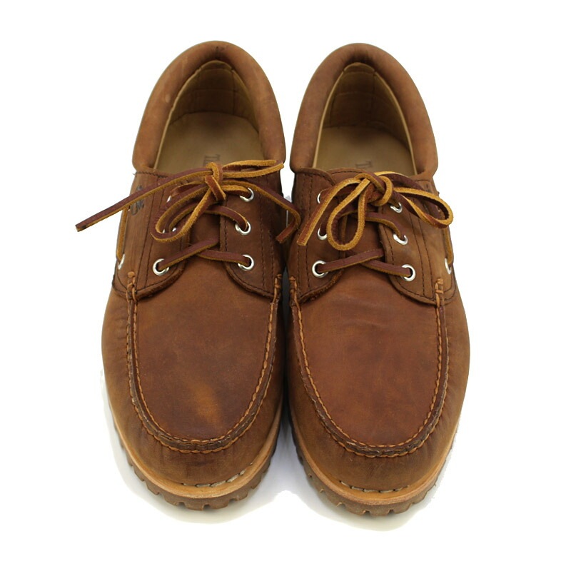 ティンバーランド Timberland メンズ スリーアイ ラグ ハンドソーン ボート シューズ レザー モカシン [C/A]