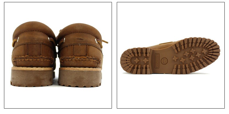 ティンバーランド Timberland メンズ スリーアイ ラグ ハンドソーン ボート シューズ レザー モカシン [C/A]