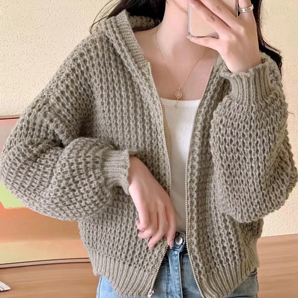 ニット セーター レディース パーカー ゆったり 春 秋冬 韓国 長袖 柔らかい トップス カジュアル 大人 可愛い おしゃれ シンプル あったかい レトロ 無地 40代 50代 ニット セーター レディース パーカー ゆったり 春 秋冬 韓国 長袖 柔らかい トップス カジュアル 大人 可愛い おしゃれ シンプル あったかい レトロ 無地 40代 50代