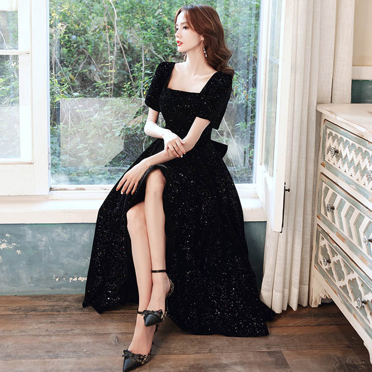 全6色 イブニングドレス 黒 ベロア ベルベット ロングドレス 発表会ドレス パフスリーブ 成人式ドレス 同窓会 謝恩会 パーティードレス お呼ばれドレス ブラック キラキラ 結婚式ドレス 二次会ドレ 全6色 イブニングドレス 黒 ベロア ベルベット ロングドレス 発表会ドレス パフスリーブ 成人式ドレス 同窓会 謝恩会 パーティードレス お呼ばれドレス ブラック キラキラ 結婚式ドレス 二次会ドレ