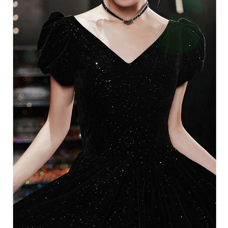 全6色 イブニングドレス 黒 ベロア ベルベット ロングドレス 発表会ドレス パフスリーブ 成人式ドレス 同窓会 謝恩会 パーティードレス お呼ばれドレス ブラック キラキラ 結婚式ドレス 二次会ドレ 全6色 イブニングドレス 黒 ベロア ベルベット ロングドレス 発表会ドレス パフスリーブ 成人式ドレス 同窓会 謝恩会 パーティードレス お呼ばれドレス ブラック キラキラ 結婚式ドレス 二次会ドレ