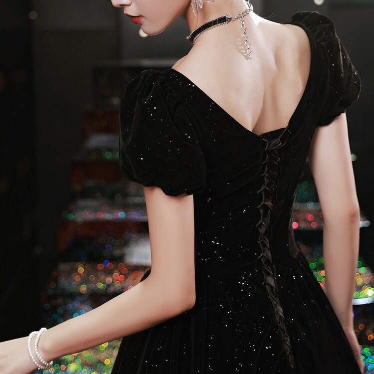 全6色 イブニングドレス 黒 ベロア ベルベット ロングドレス 発表会ドレス パフスリーブ 成人式ドレス 同窓会 謝恩会 パーティードレス お呼ばれドレス ブラック キラキラ 結婚式ドレス 二次会ドレ 全6色 イブニングドレス 黒 ベロア ベルベット ロングドレス 発表会ドレス パフスリーブ 成人式ドレス 同窓会 謝恩会 パーティードレス お呼ばれドレス ブラック キラキラ 結婚式ドレス 二次会ドレ