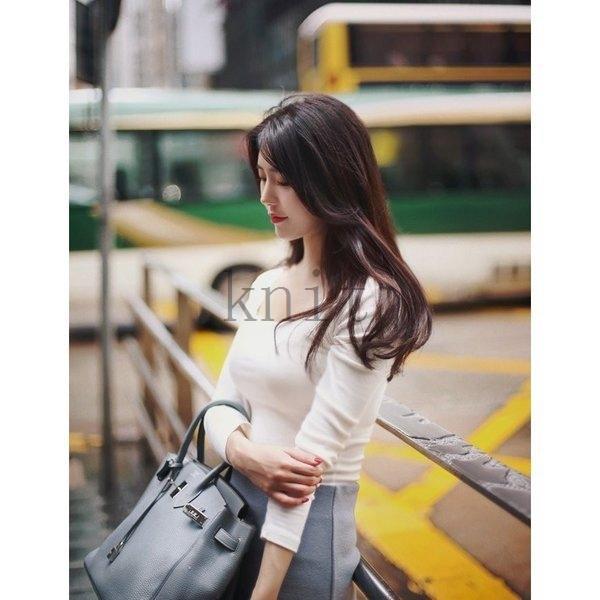 トップスレディースシャツ春夏秋新作スクエアネックスーツインナーカットソー長袖かわいいプチプラ1075 トップスレディースシャツ春夏秋新作スクエアネックスーツインナーカットソー長袖かわいいプチプラ1075