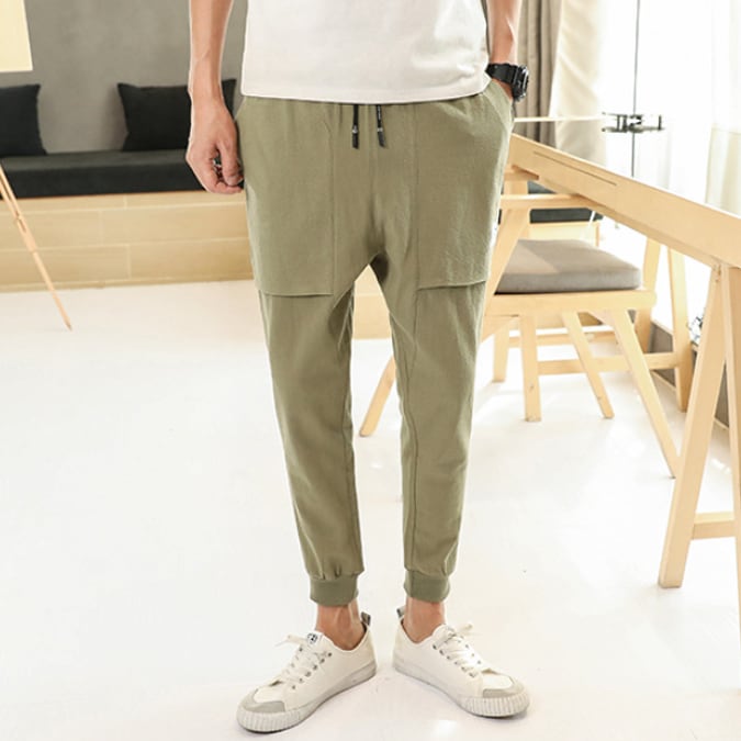 ボトムス パンツ ズボン 部屋着 ルームウェア テーパードパンツ ジョガーパンツ フルレングス スリム 細身 綿 シンプル カジュアル 大人 上品 チェック柄 春 夏 秋 冬 オールシーズン pa01