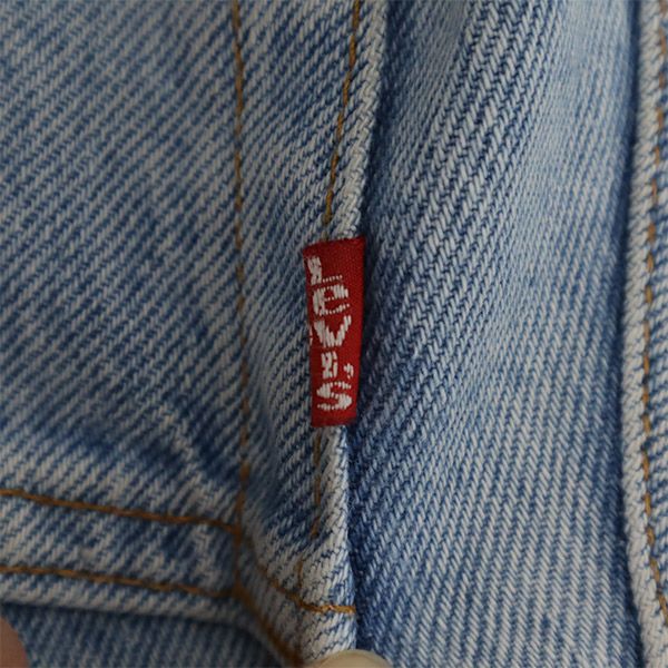 ストレートデニムパンツ W32 ブルー ジーパン メンズ