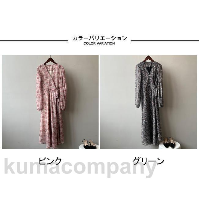 新発売!シフォンワンピース レディース ロングワンピース 花柄 Vネック 長袖 フレア 裏地付き 柔らかい 涼しい 女性らしい ゆったり 春夏秋 新発売!シフォンワンピース レディース ロングワンピース 花柄 Vネック 長袖 フレア 裏地付き 柔らかい 涼しい 女性らしい ゆったり 春夏秋