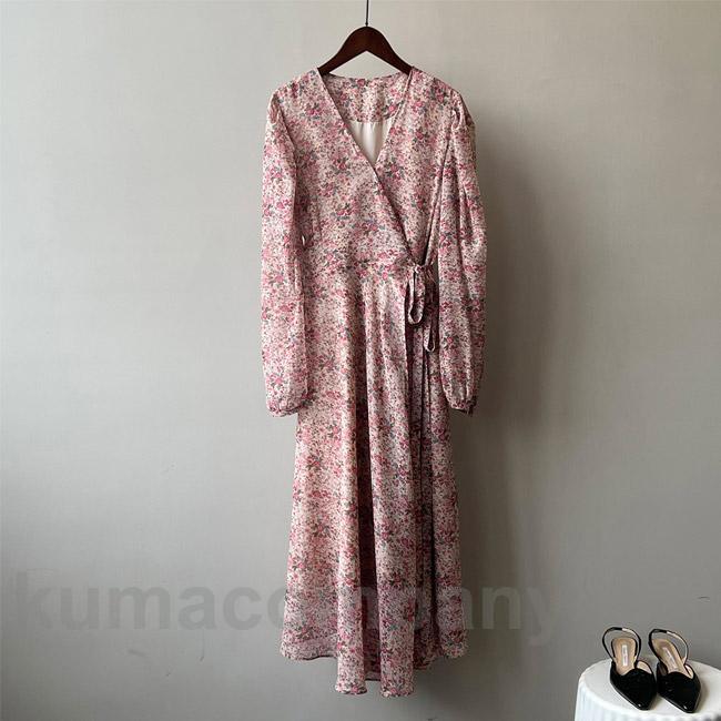 新発売!シフォンワンピース レディース ロングワンピース 花柄 Vネック 長袖 フレア 裏地付き 柔らかい 涼しい 女性らしい ゆったり 春夏秋 新発売!シフォンワンピース レディース ロングワンピース 花柄 Vネック 長袖 フレア 裏地付き 柔らかい 涼しい 女性らしい ゆったり 春夏秋