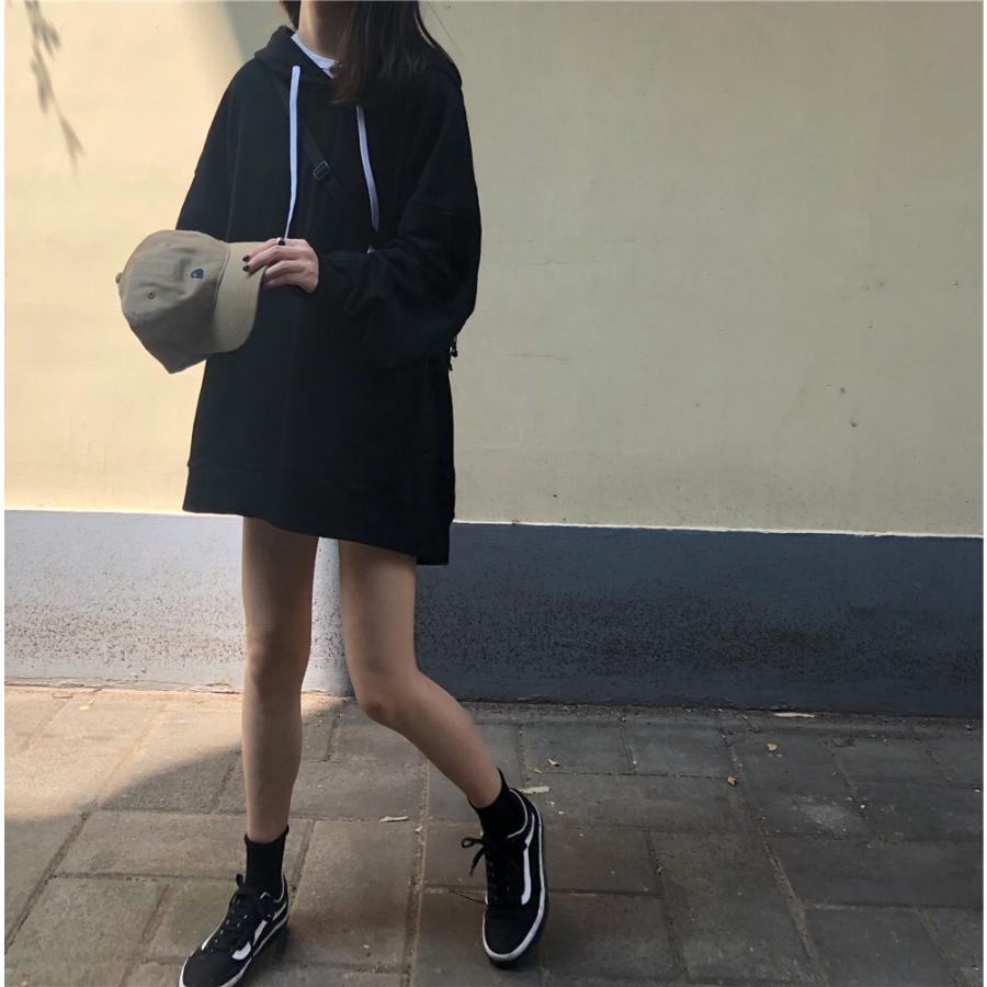 【超お得1つ買うと10個もらえる】急速出荷トップス パーカー トレーナー フーディー 袖あり 長袖 襟なし ノーカラー フード ワイド ポケット スウェット シンプル カジュアル かっこいい レトロ