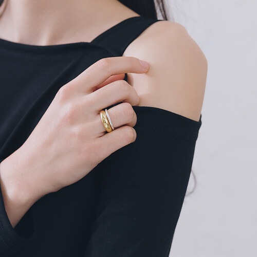 HEYHORANG公式取扱店* 925 silver Twin-curved リングセット 芸能人着用 HEYHORANG公式取扱店* 925 silver Twin-curved リングセット 芸能人着用