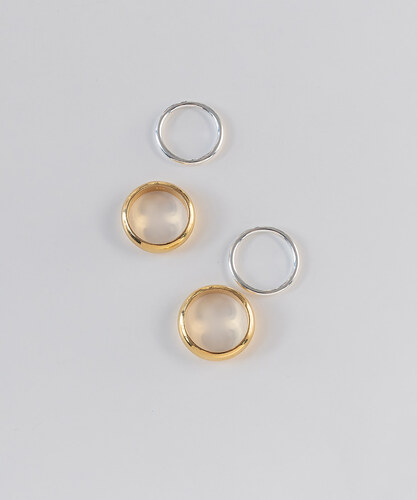 HEYHORANG公式取扱店* 925 silver Twin-curved リングセット 芸能人着用 HEYHORANG公式取扱店* 925 silver Twin-curved リングセット 芸能人着用