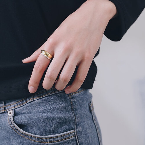 HEYHORANG公式取扱店* 925 silver Twin-curved リングセット 芸能人着用 HEYHORANG公式取扱店* 925 silver Twin-curved リングセット 芸能人着用