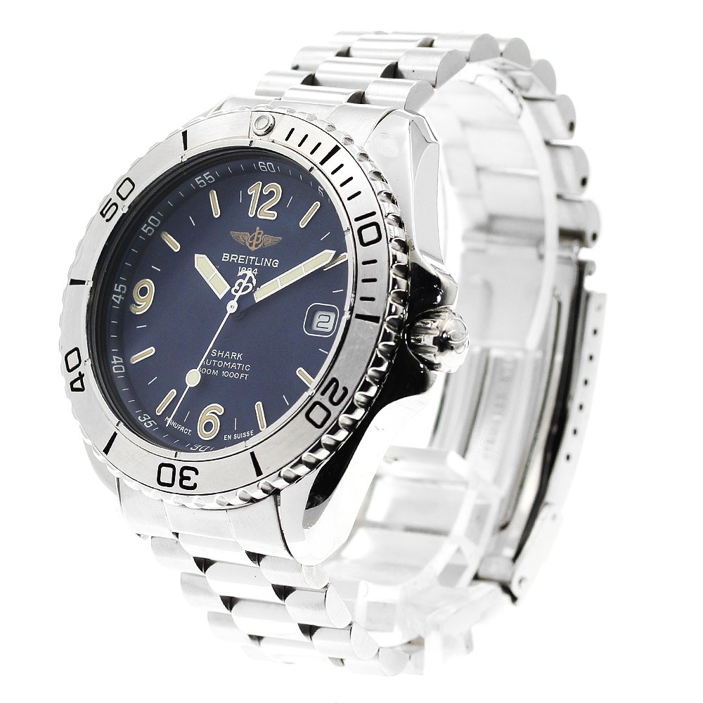 ブライトリング BREITLING A17605 シャーク デイト 自動巻き メンズ _888319【中古】 ブライトリング BREITLING A17605 シャーク デイト 自動巻き メンズ _888319【中古】