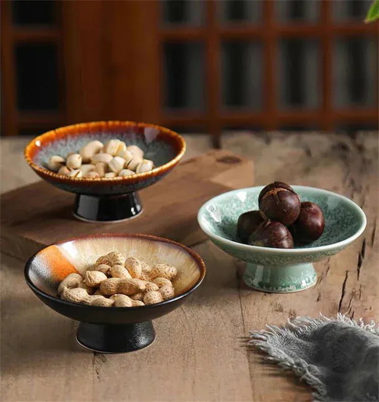 【1つ買うと10つ無料】菓子皿 家庭用 精致 窯変 禅意 レトロ 大容量 高脚皿 陶磁器皿 海草皿 茶菓子皿 激安セール ドライフルーツ皿 食器 【1つ買うと10つ無料】菓子皿 家庭用 精致 窯変 禅意 レトロ 大容量 高脚皿 陶磁器皿 海草皿 茶菓子皿 激安セール ドライフルーツ皿 食器