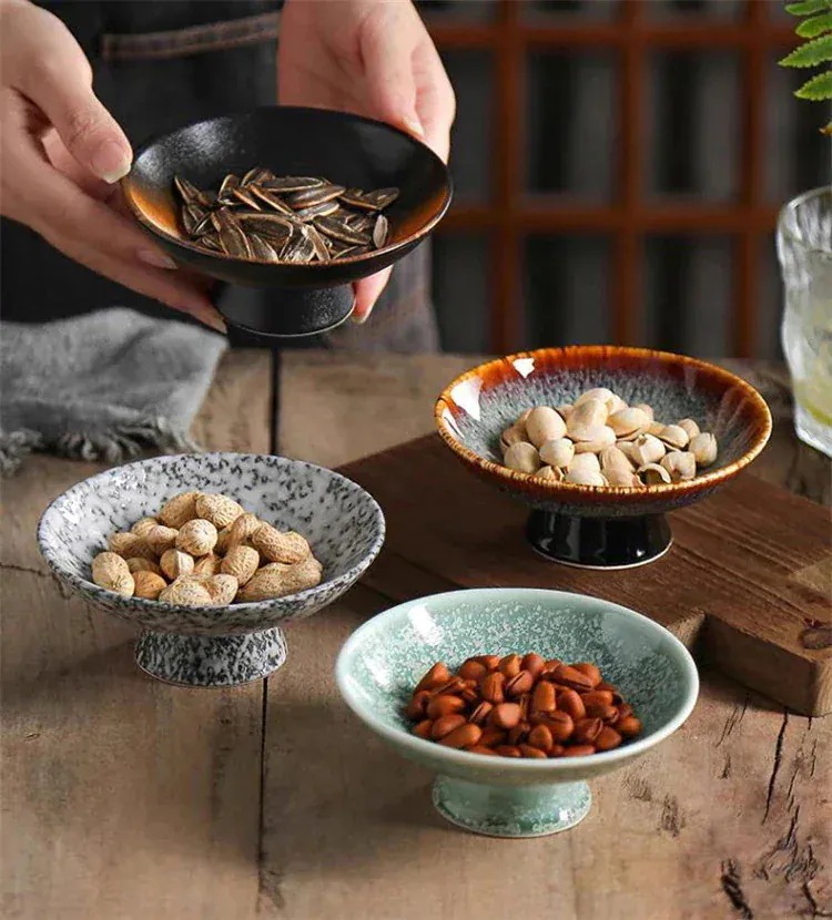 【1つ買うと10つ無料】菓子皿 家庭用 精致 窯変 禅意 レトロ 大容量 高脚皿 陶磁器皿 海草皿 茶菓子皿 激安セール ドライフルーツ皿 食器 【1つ買うと10つ無料】菓子皿 家庭用 精致 窯変 禅意 レトロ 大容量 高脚皿 陶磁器皿 海草皿 茶菓子皿 激安セール ドライフルーツ皿 食器