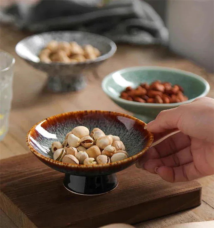 【1つ買うと10つ無料】菓子皿 家庭用 精致 窯変 禅意 レトロ 大容量 高脚皿 陶磁器皿 海草皿 茶菓子皿 激安セール ドライフルーツ皿 食器 【1つ買うと10つ無料】菓子皿 家庭用 精致 窯変 禅意 レトロ 大容量 高脚皿 陶磁器皿 海草皿 茶菓子皿 激安セール ドライフルーツ皿 食器