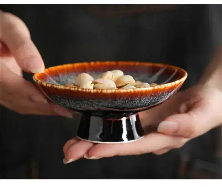 【1つ買うと10つ無料】菓子皿 家庭用 精致 窯変 禅意 レトロ 大容量 高脚皿 陶磁器皿 海草皿 茶菓子皿 激安セール ドライフルーツ皿 食器 【1つ買うと10つ無料】菓子皿 家庭用 精致 窯変 禅意 レトロ 大容量 高脚皿 陶磁器皿 海草皿 茶菓子皿 激安セール ドライフルーツ皿 食器