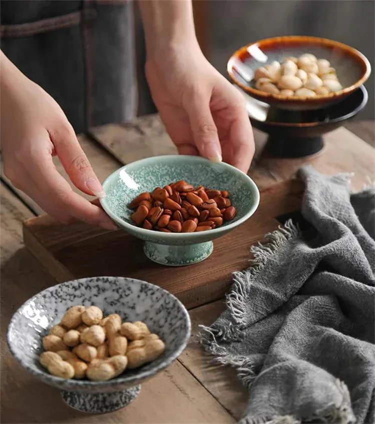 【1つ買うと10つ無料】菓子皿 家庭用 精致 窯変 禅意 レトロ 大容量 高脚皿 陶磁器皿 海草皿 茶菓子皿 激安セール ドライフルーツ皿 食器 【1つ買うと10つ無料】菓子皿 家庭用 精致 窯変 禅意 レトロ 大容量 高脚皿 陶磁器皿 海草皿 茶菓子皿 激安セール ドライフルーツ皿 食器