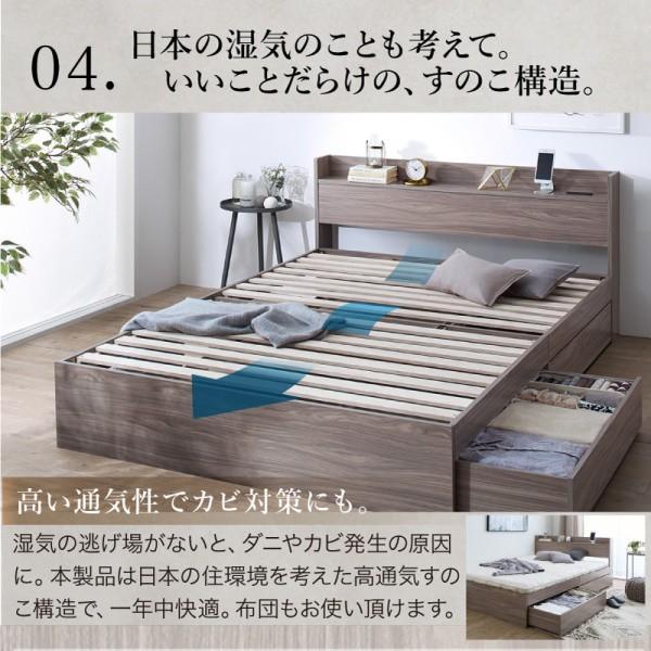 シングルベッド ボンネルコイルマットレスセット キャスター付引き出し 宮棚 コンセント ベッド下 収納 マットセット シングルベッド ボンネルコイルマットレスセット キャスター付引き出し 宮棚 コンセント ベッド下 収納 マットセット