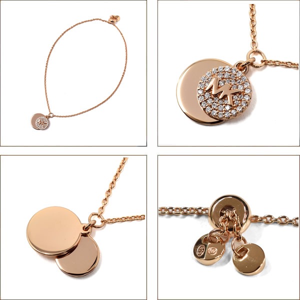 ブレスレット MKC1514AN040 MKC1514AN710 MKC1514AN791 PAVE COIN SLIDER レディース シルバー ゴールド ピンクゴールド