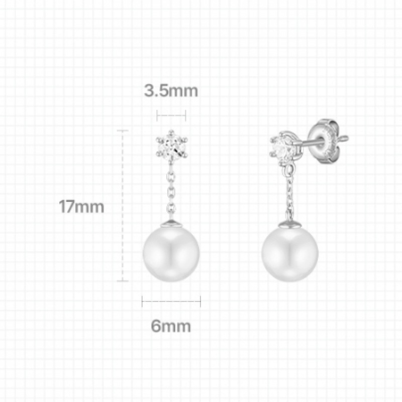ジェスティーナベーシックパーリナ 14K イヤリング (JJP1EF1BS181R4000) ジェスティーナベーシックパーリナ 14K イヤリング (JJP1EF1BS181R4000)
