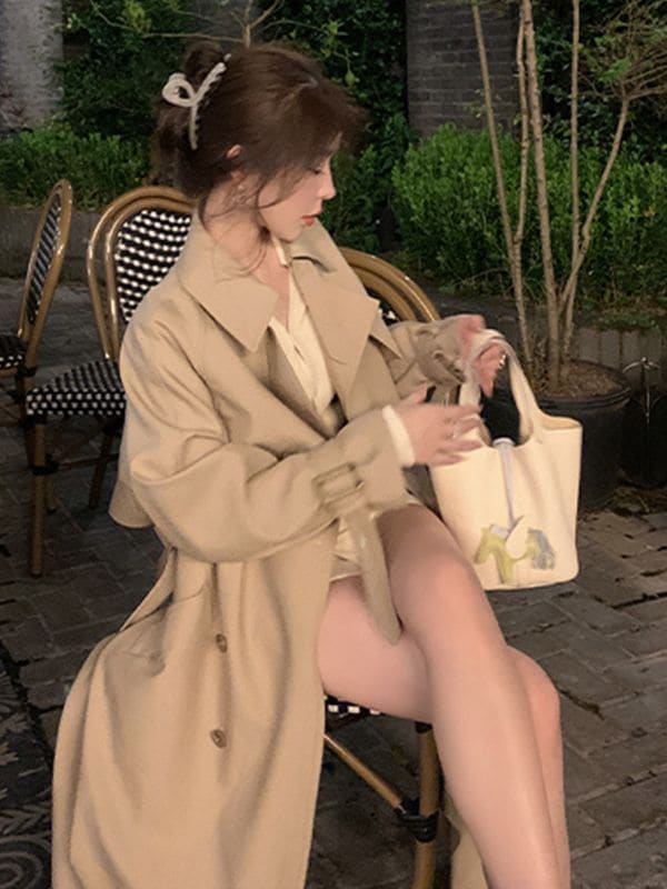 2025新作秋冬服 カーキ パーカー レディース ミディアム 韓国 雰囲気コートブリティッシュ トレンチコート レディース ジャケット 韓国 トレンチコート ロング 通勤 アウター 2025新作秋冬服 カーキ パーカー レディース ミディアム 韓国 雰囲気コートブリティッシュ トレンチコート レディース ジャケット 韓国 トレンチコート ロング 通勤 アウター