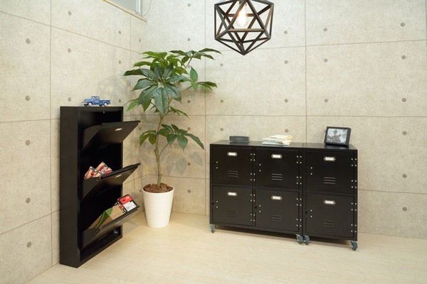 チェスト4D TPN-31BK TPN-31GR 扉付き キャビネット おしゃれ キャスター付 ロッカー チェスト 4D 棚 収納 店舗 事務所 ブラック グリーン チェスト4D TPN-31BK TPN-31GR 扉付き キャビネット おしゃれ キャスター付 ロッカー チェスト 4D 棚 収納 店舗 事務所 ブラック グリーン