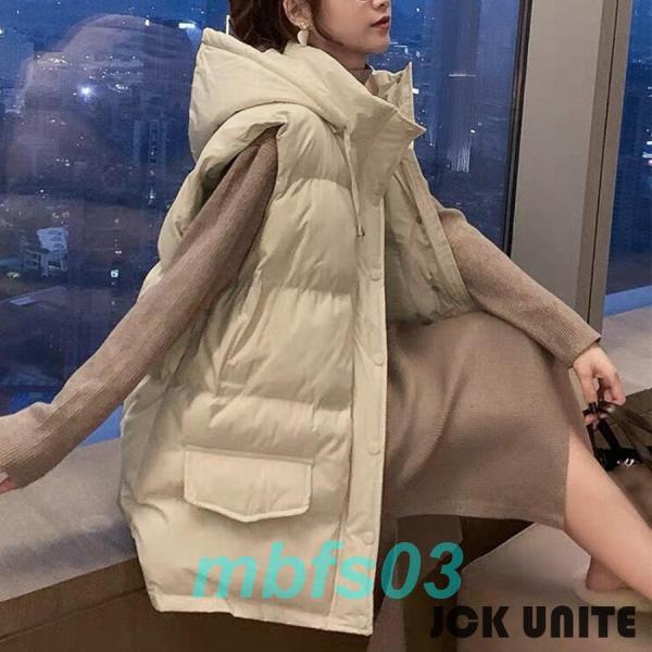 春 秋 冬 ダウン風ベスト レディース 中綿ベスト